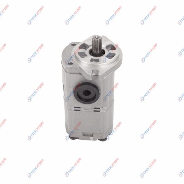 K3V112DTP=23+10 (CCW) J744-82 GEAR PUMP (L=2B-10T-DP16 32) 60039 - Image 4