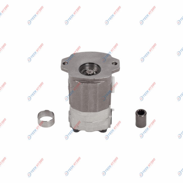 A10VD43 (12+10 CC REV & DOUBLE=HITACHI) GEAR PUMP (CW-2B-10T-16 32) 07981 - Image 3